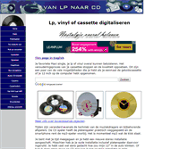 Tablet Screenshot of lp-naar-cd.com